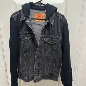 Black Levi’s Hoodie Jean Jacket